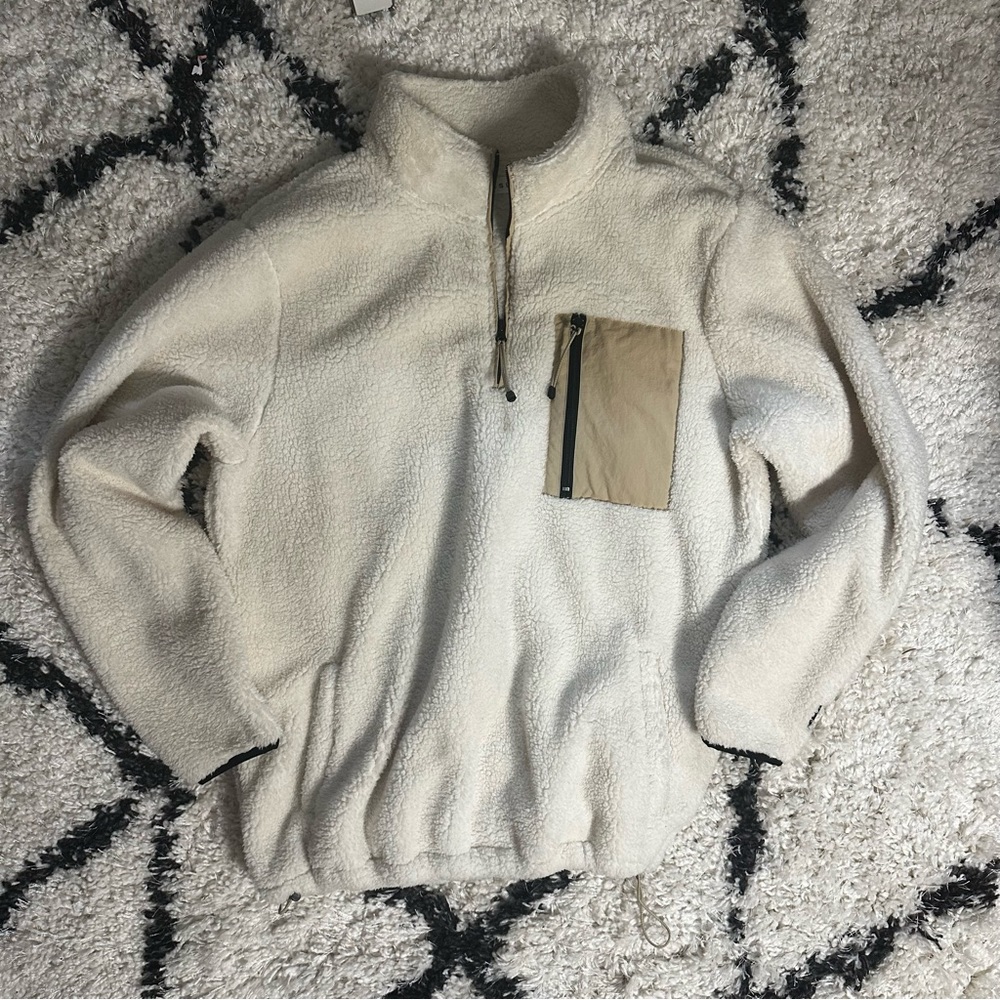 Men’s Pacsun Sherpa Quarter Zip Sweatshirt